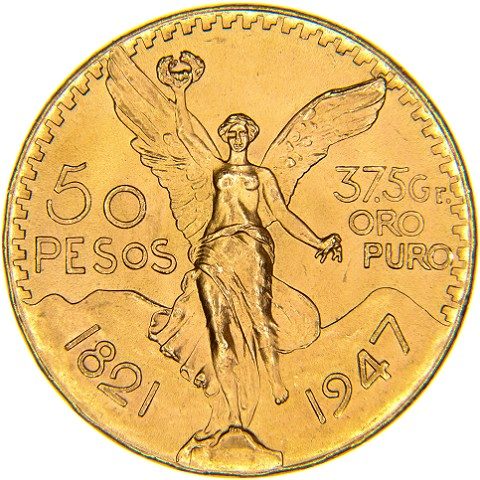 50 Pesos oro Centenario — Messico